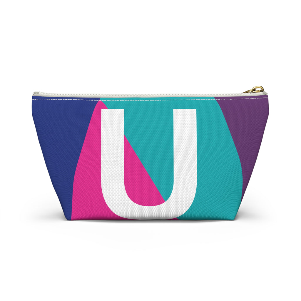 Colorblock Accessory Pouch — Monogram U T-Bottom Cosmetic Bag