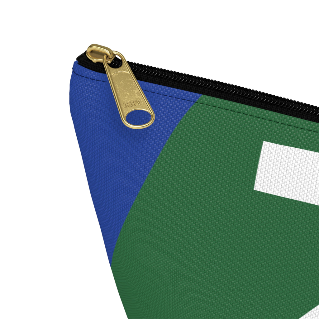 Colorblock Accessory Pouch — Monogram Z T-Bottom Cosmetic Bag