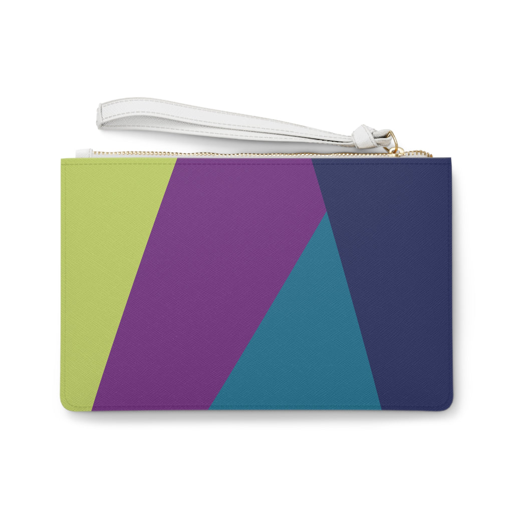 Retro Colorblock Clutch Bag | 80s & 90s Inspired