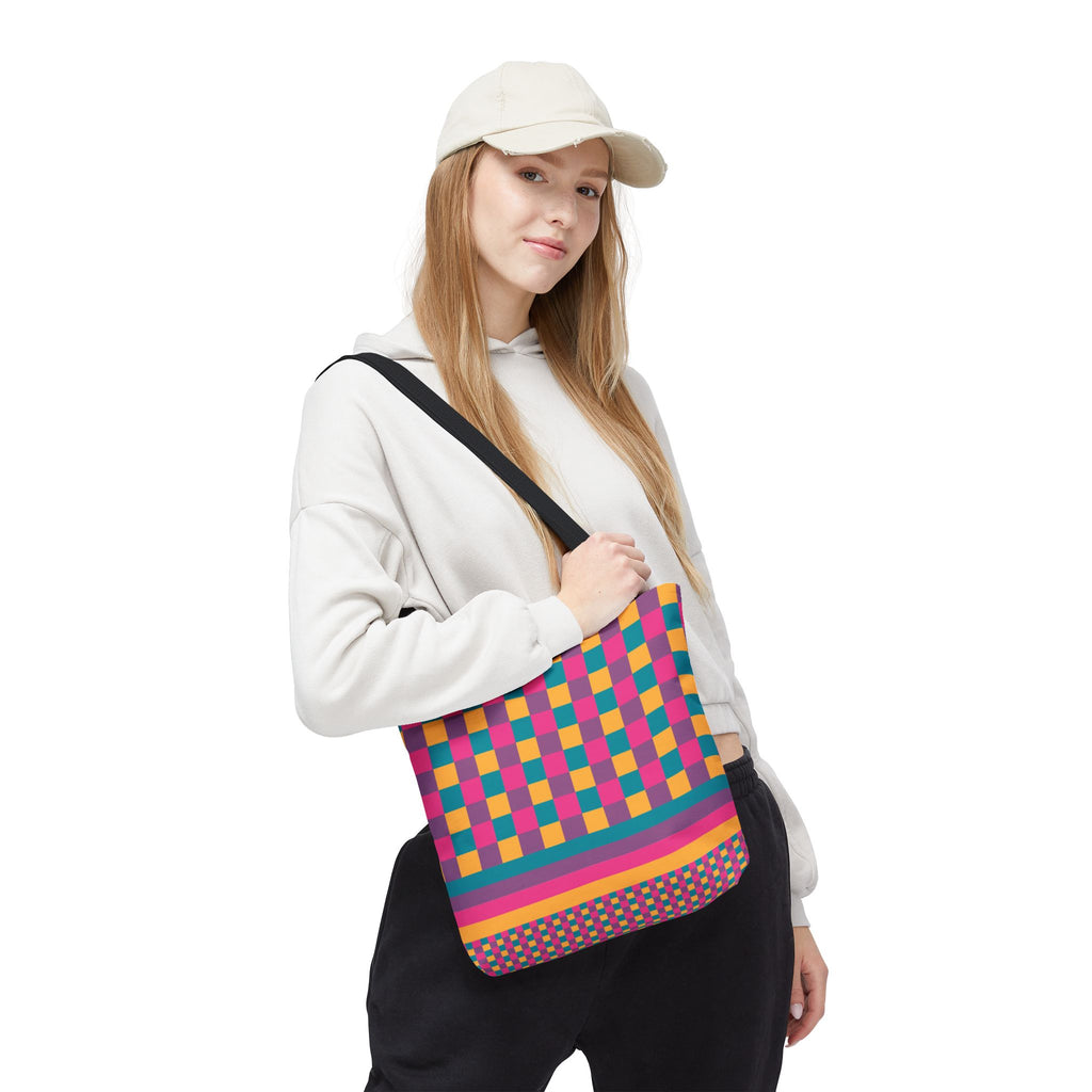 Colorblock Tote Bag