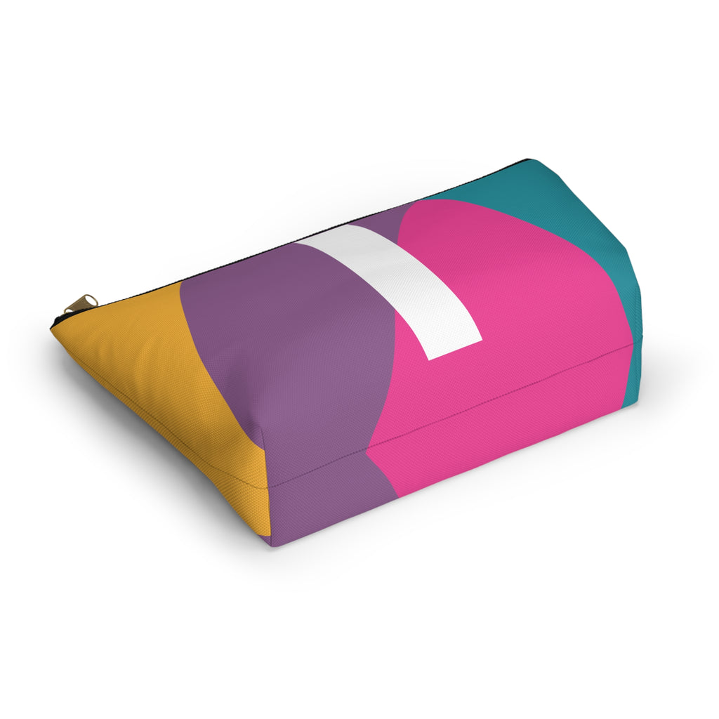 Colorblock Accessory Pouch — Monogram I T-Bottom Cosmetic Bag