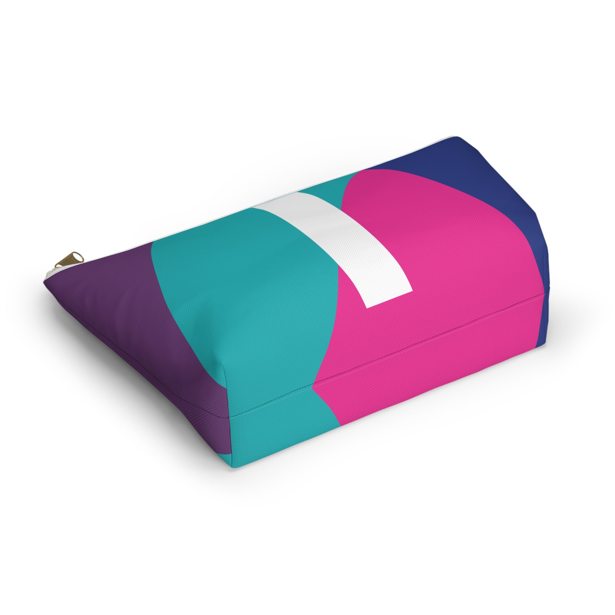 Colorblock Accessory Pouch — Monogram I T-Bottom Cosmetic Bag