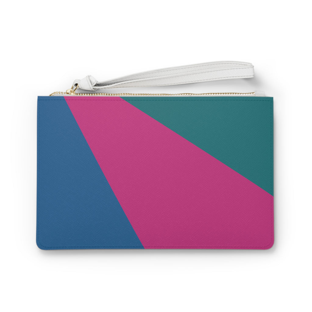 Retro Colorblock Clutch Bag | 80s & 90s Inspired