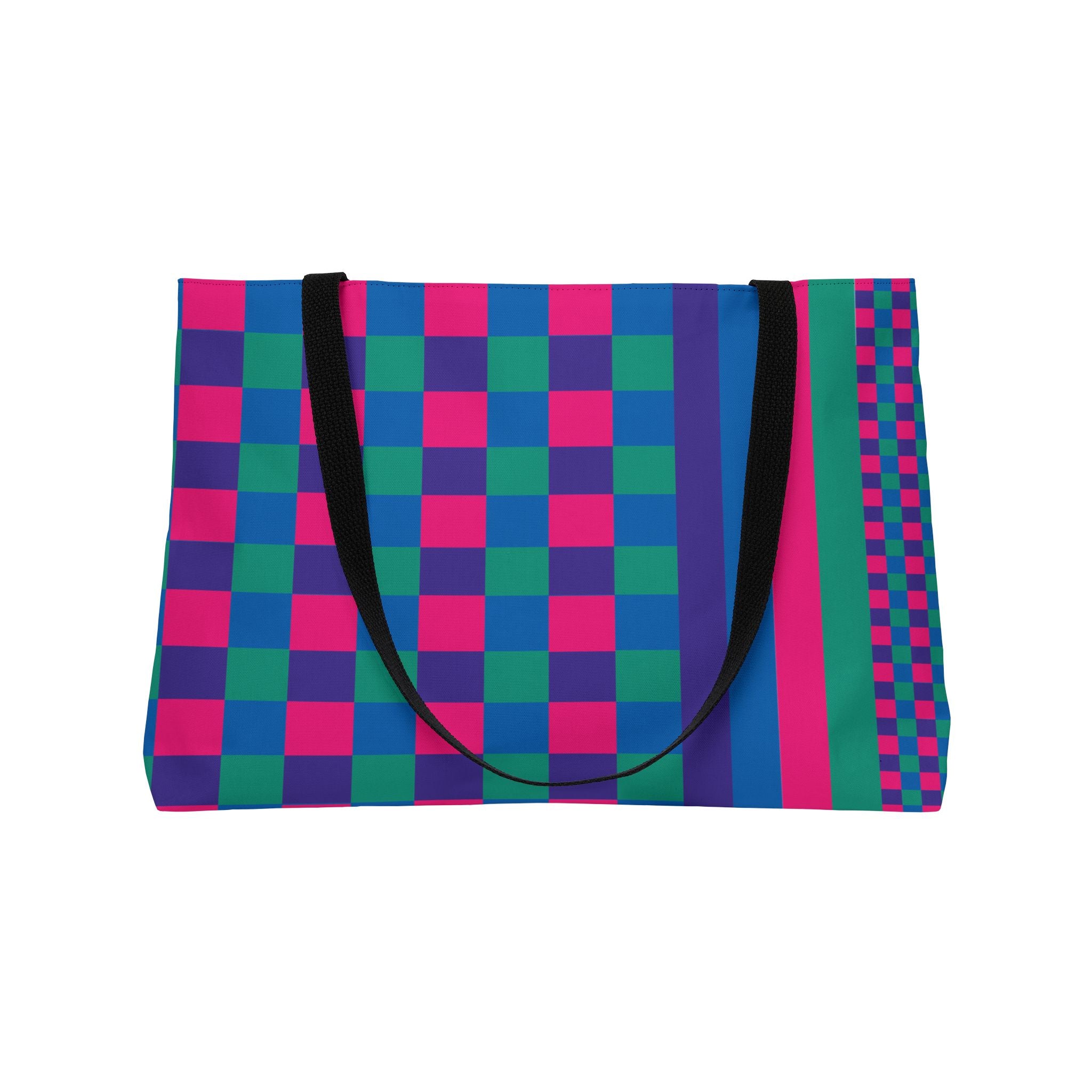 Colorblock Tote Bag