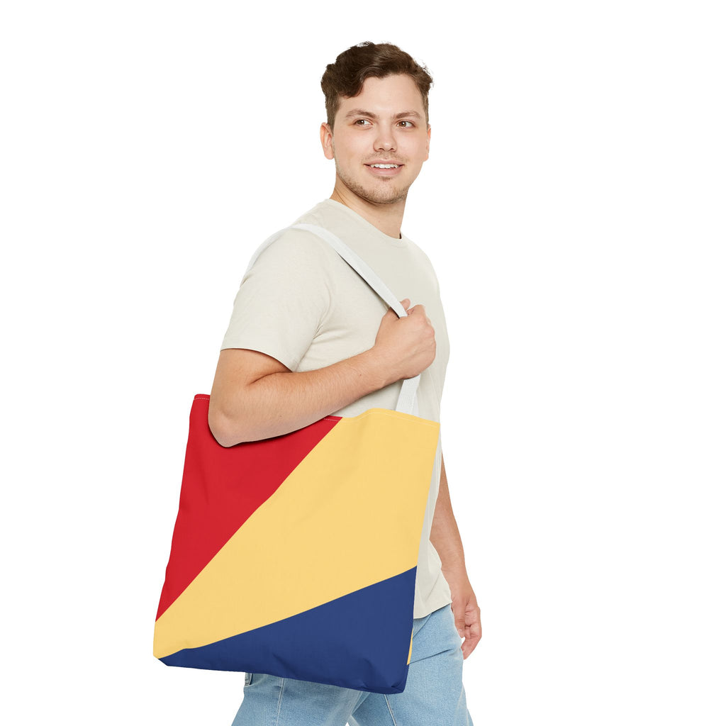 Colorblock Tote Bag
