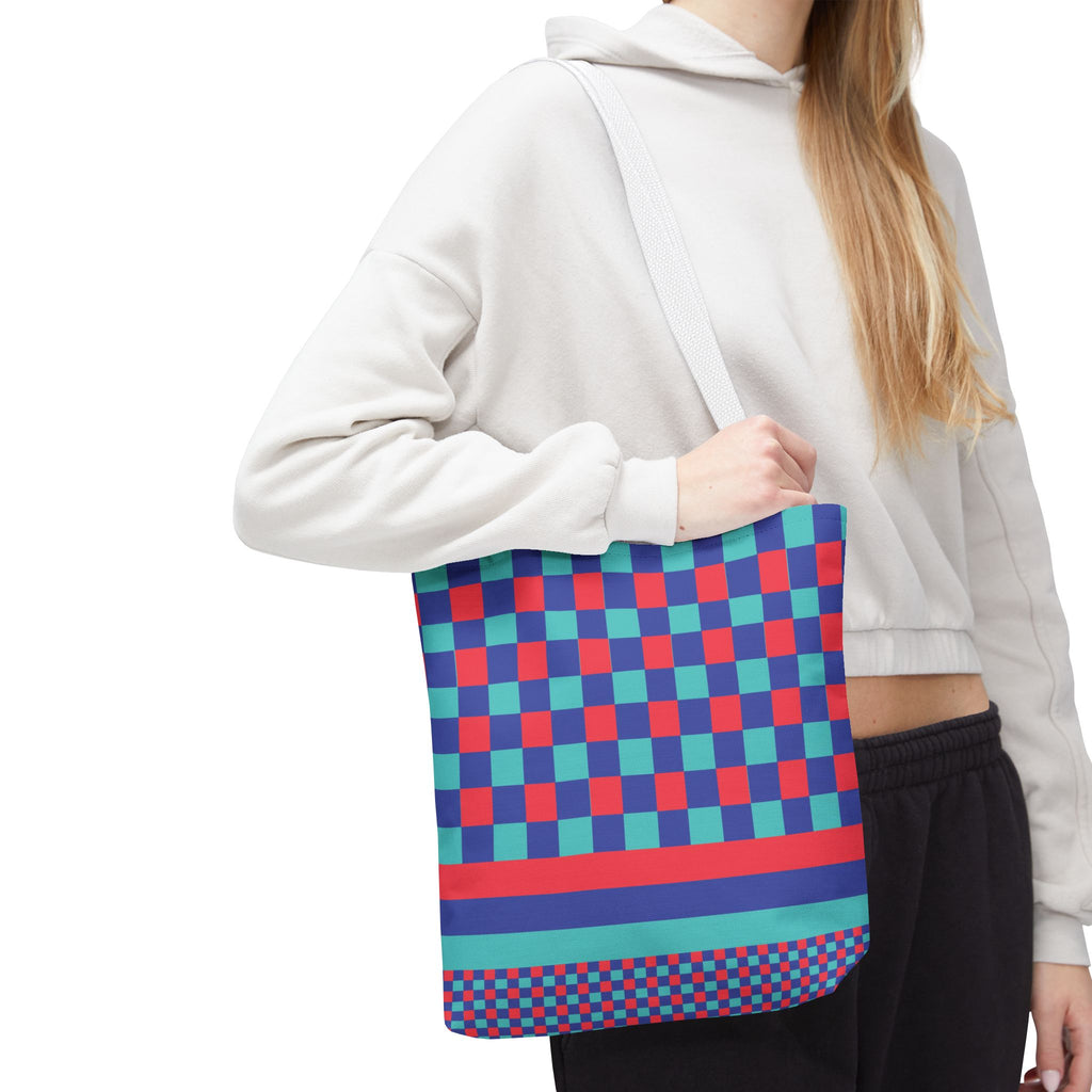Colorblock Tote Bag