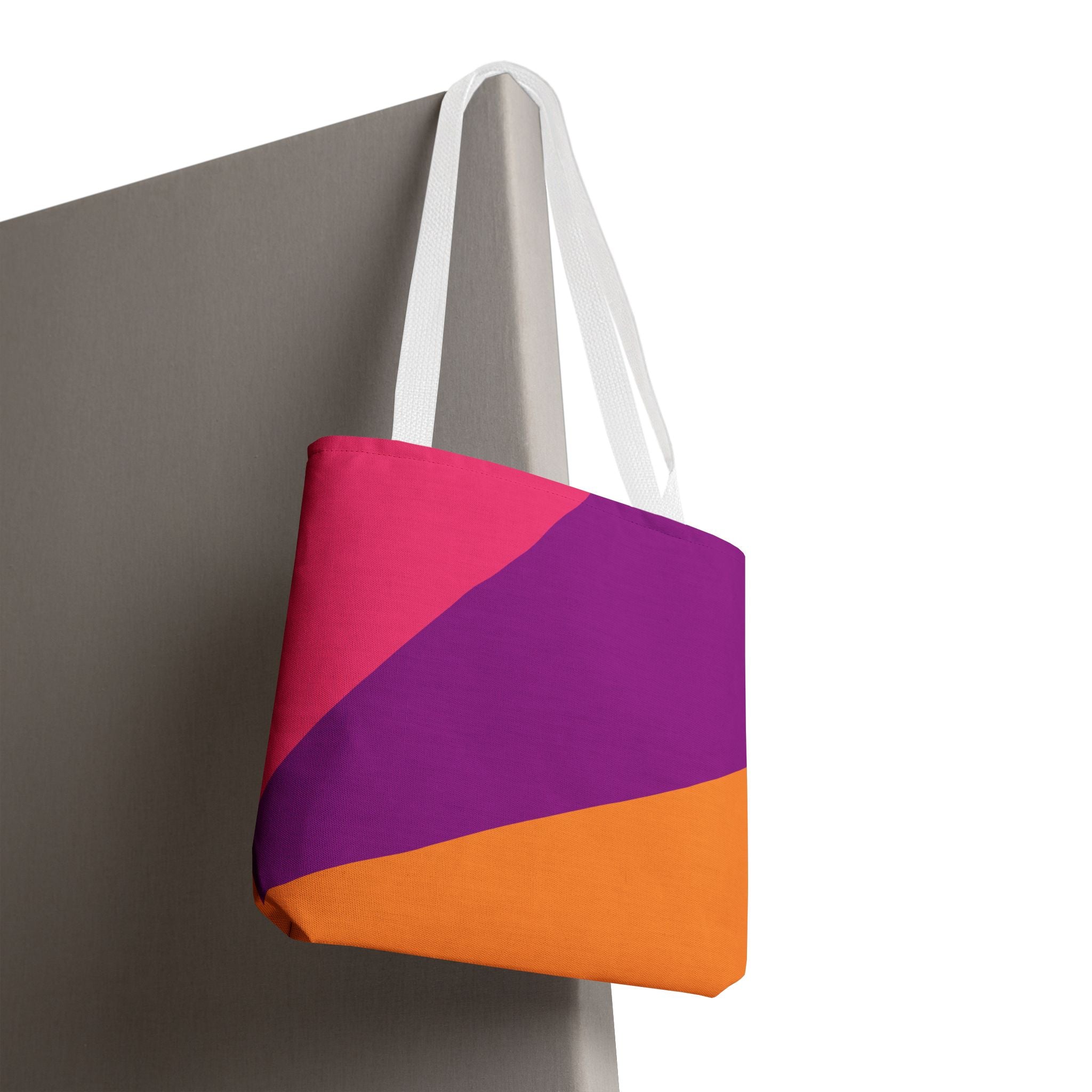 Colorblock Tote Bag