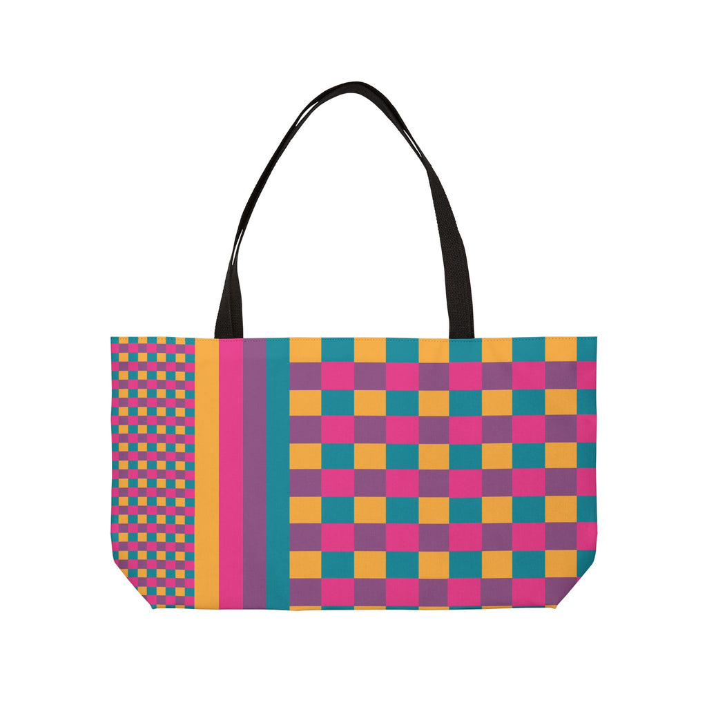 Colorblock Tote Bag