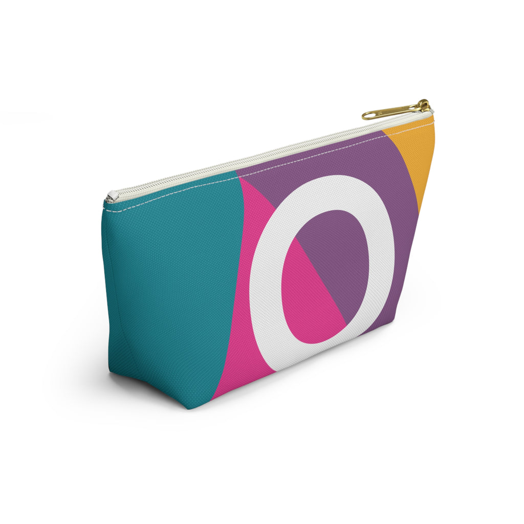Colorblock Accessory Pouch — Monogram O T-Bottom Cosmetic Bag