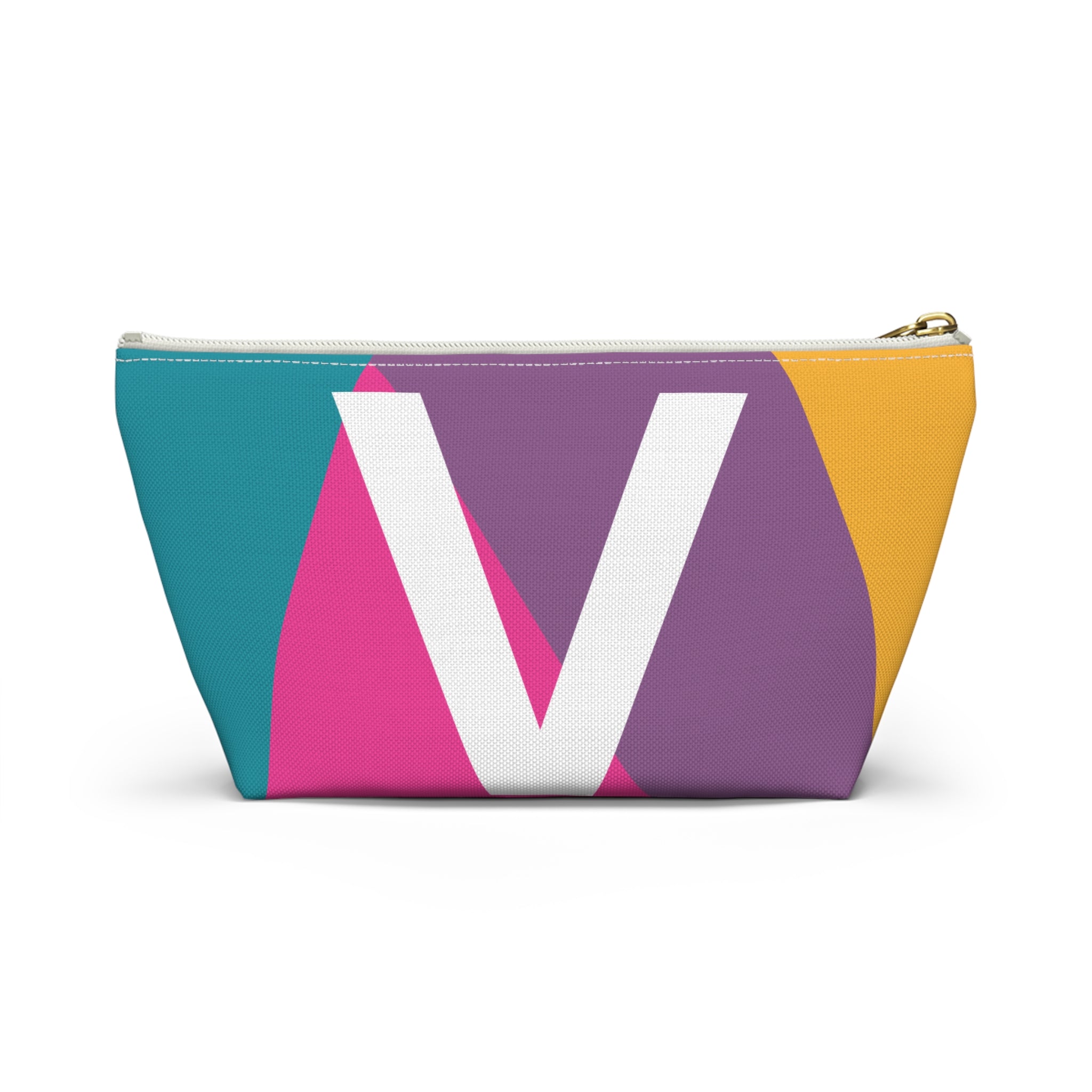Colorblock Accessory Pouch — Monogram V T-Bottom Cosmetic Bag