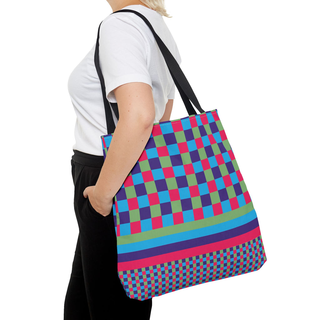 Colorblock Tote Bag