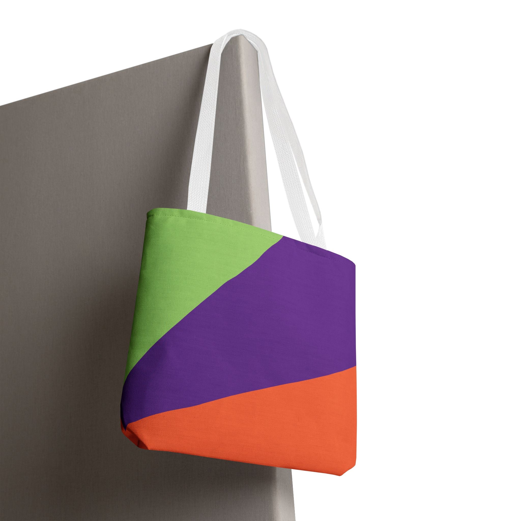 Colorblock Tote Bag