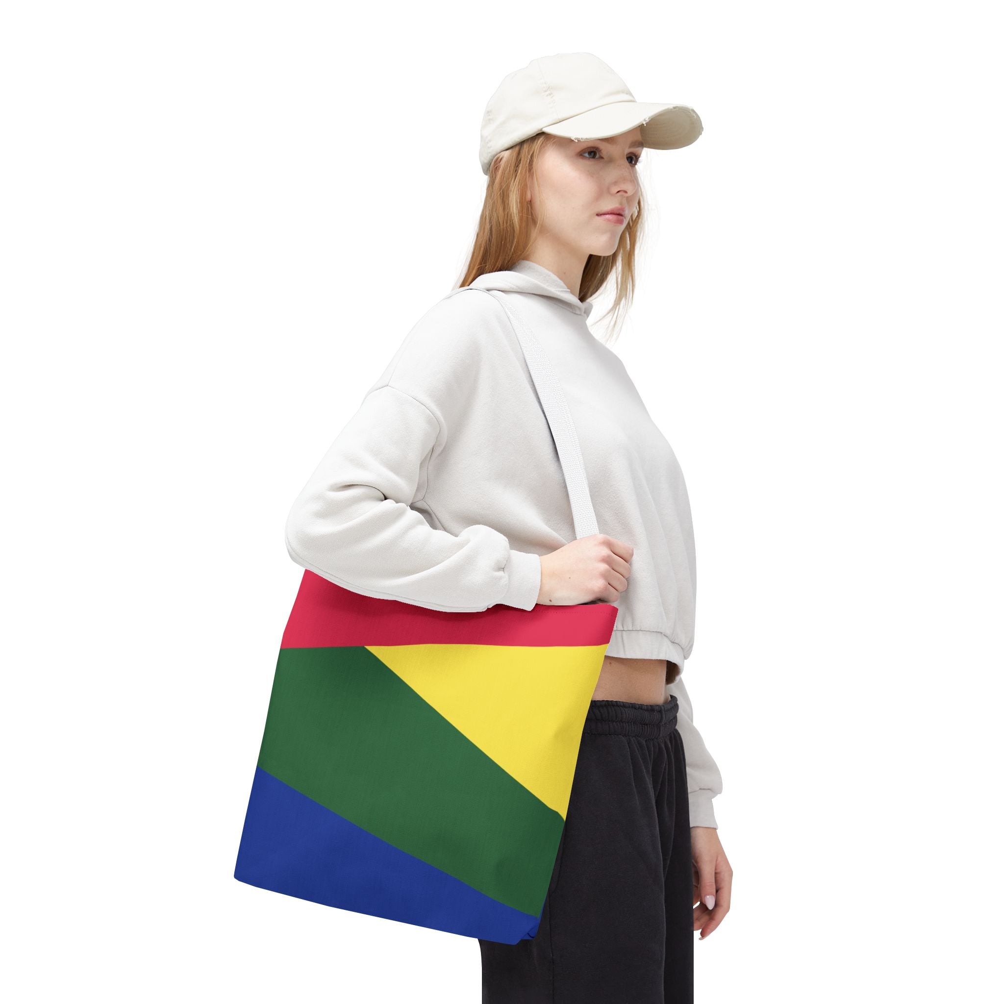 Colorblock Tote Bag