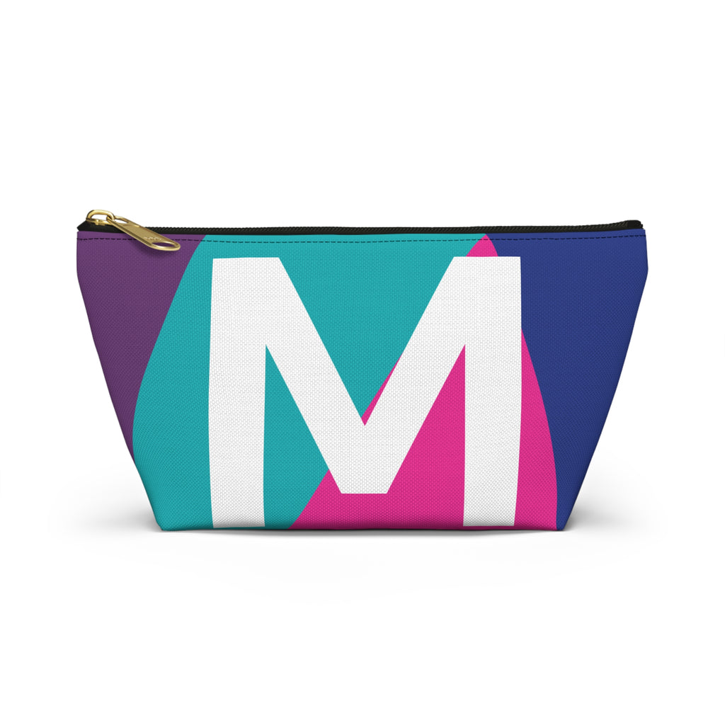 Colorblock Accessory Pouch — Monogram M T-Bottom Cosmetic Bag