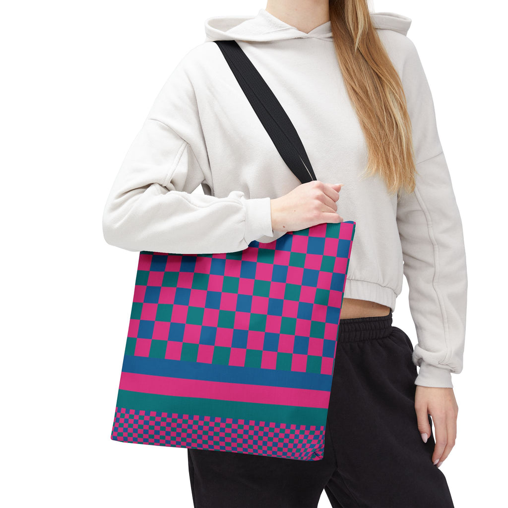 Colorblock Tote Bag