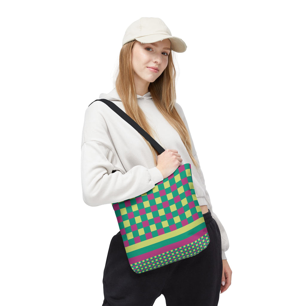 Colorblock Tote Bag