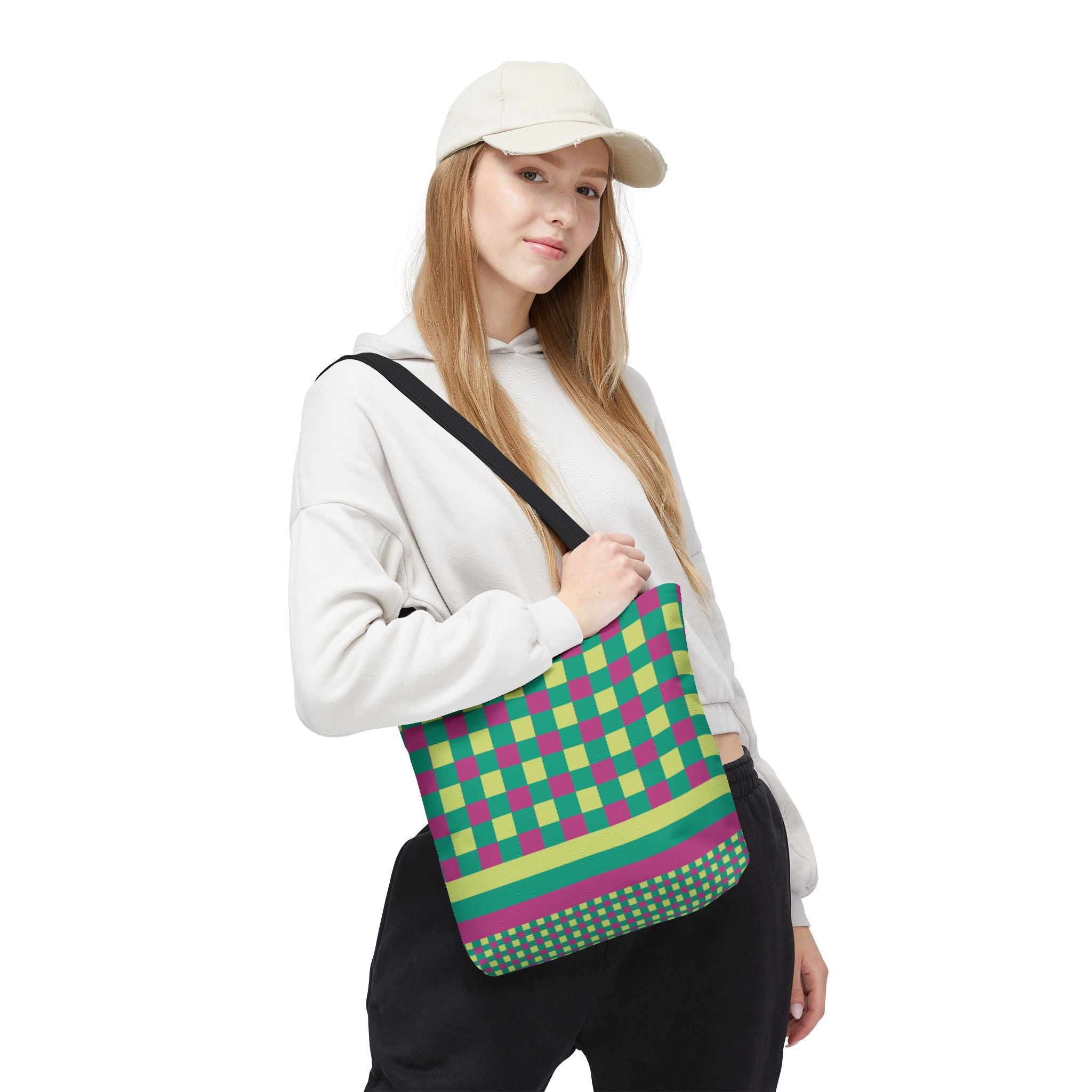 Colorblock Tote Bag