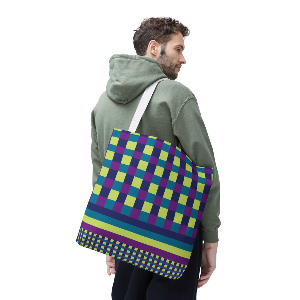 Colorblock Tote Bag