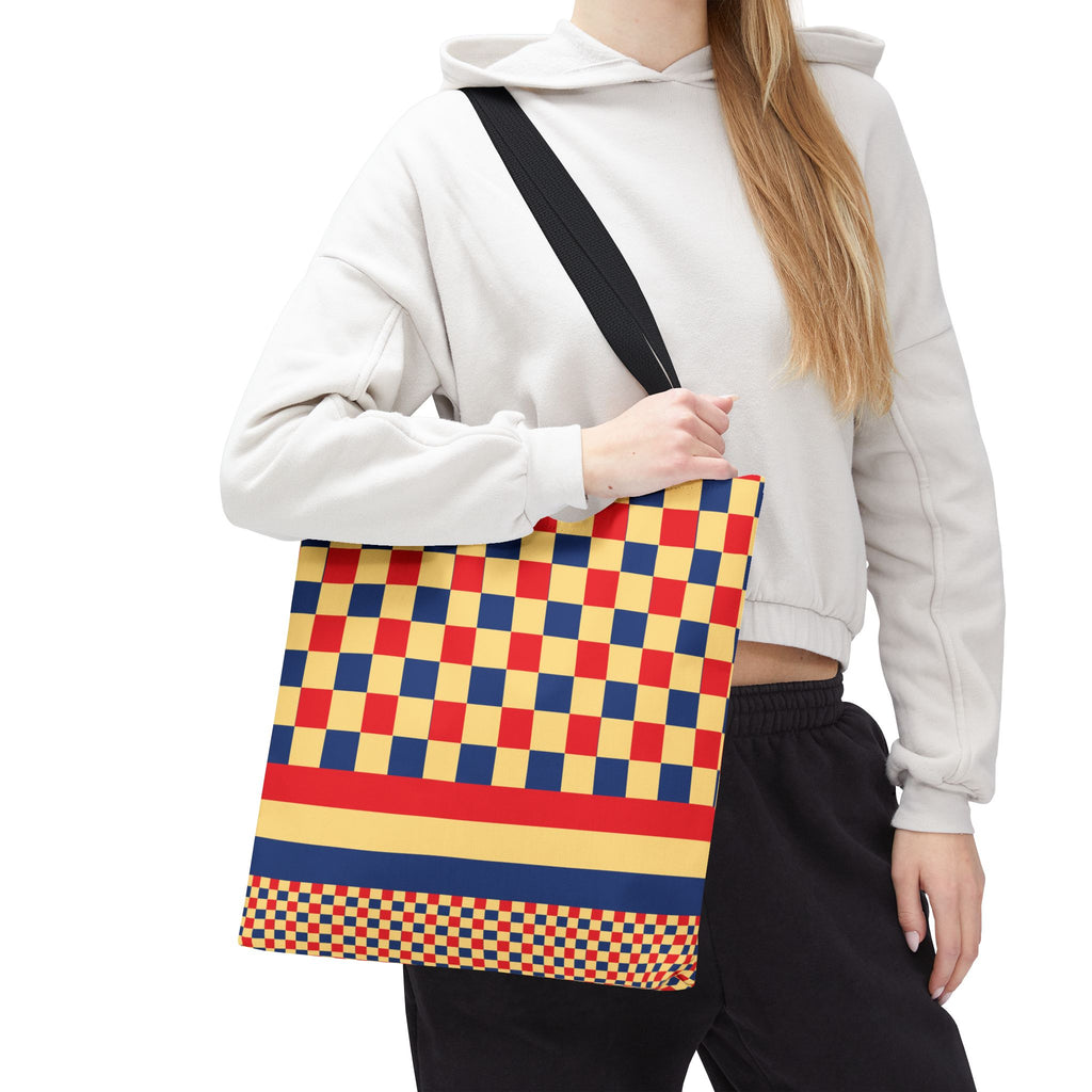 Colorblock Tote Bag
