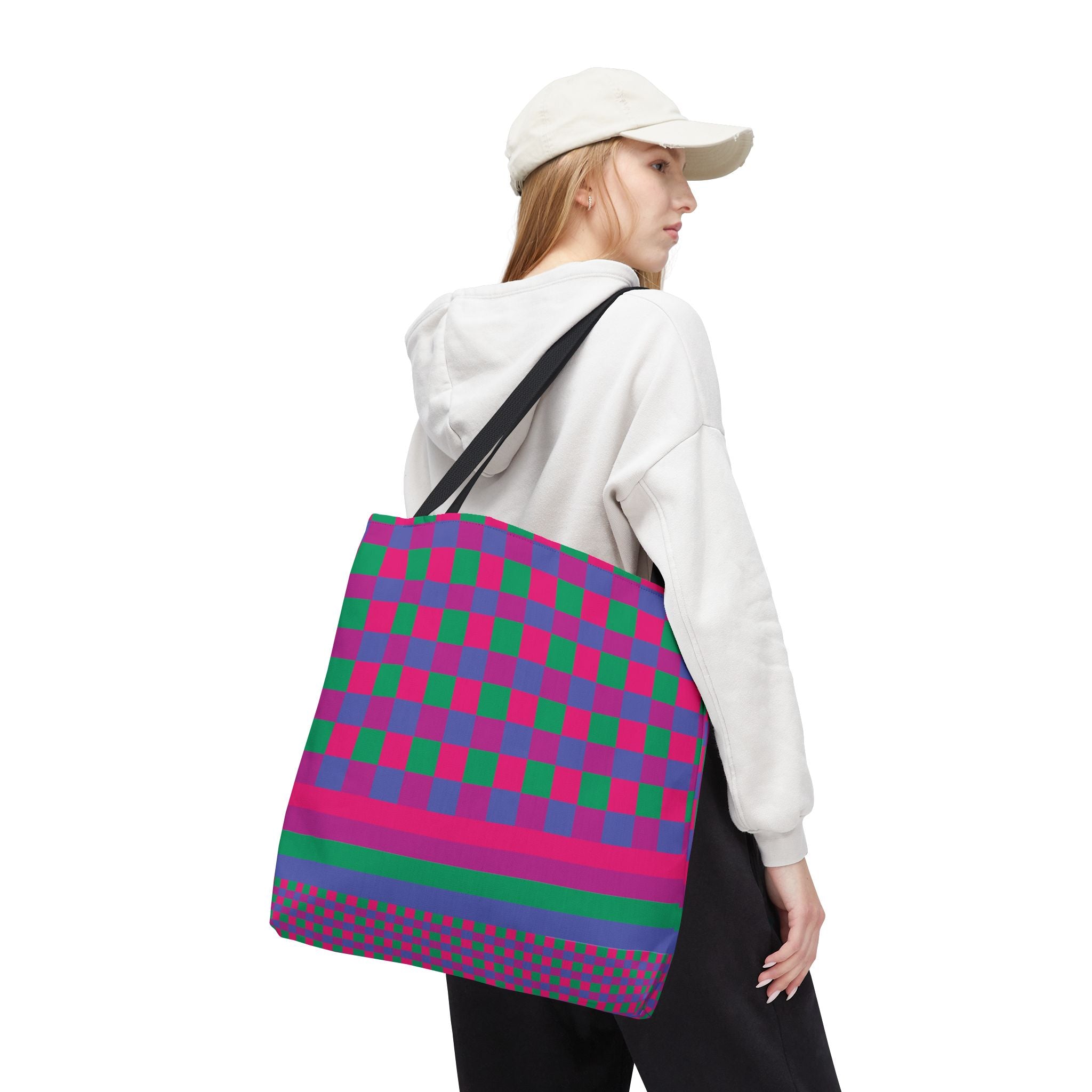 Colorblock Tote Bag