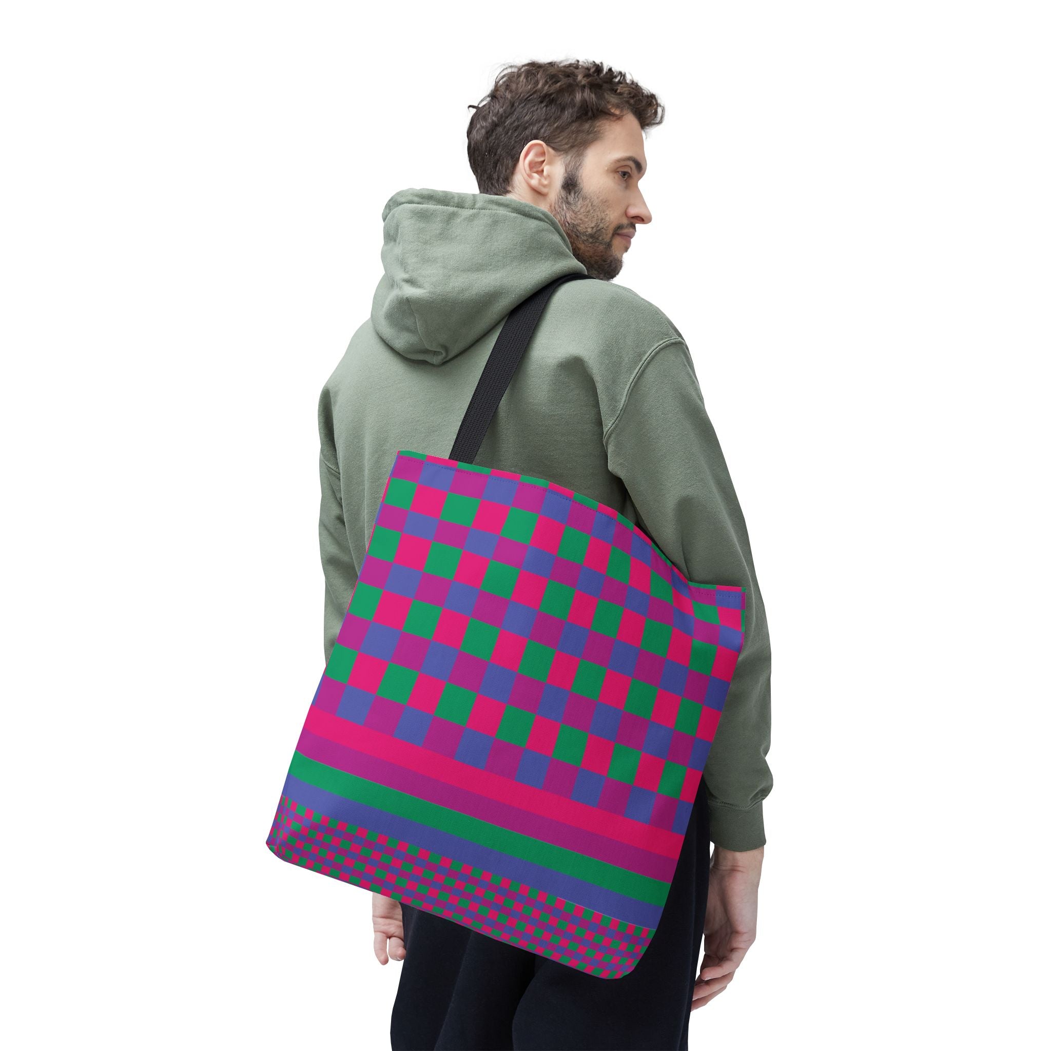 Colorblock Tote Bag