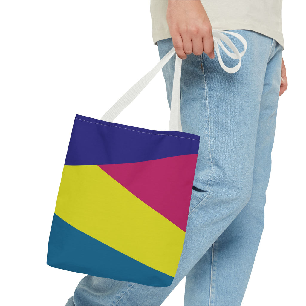 Colorblock Tote Bag