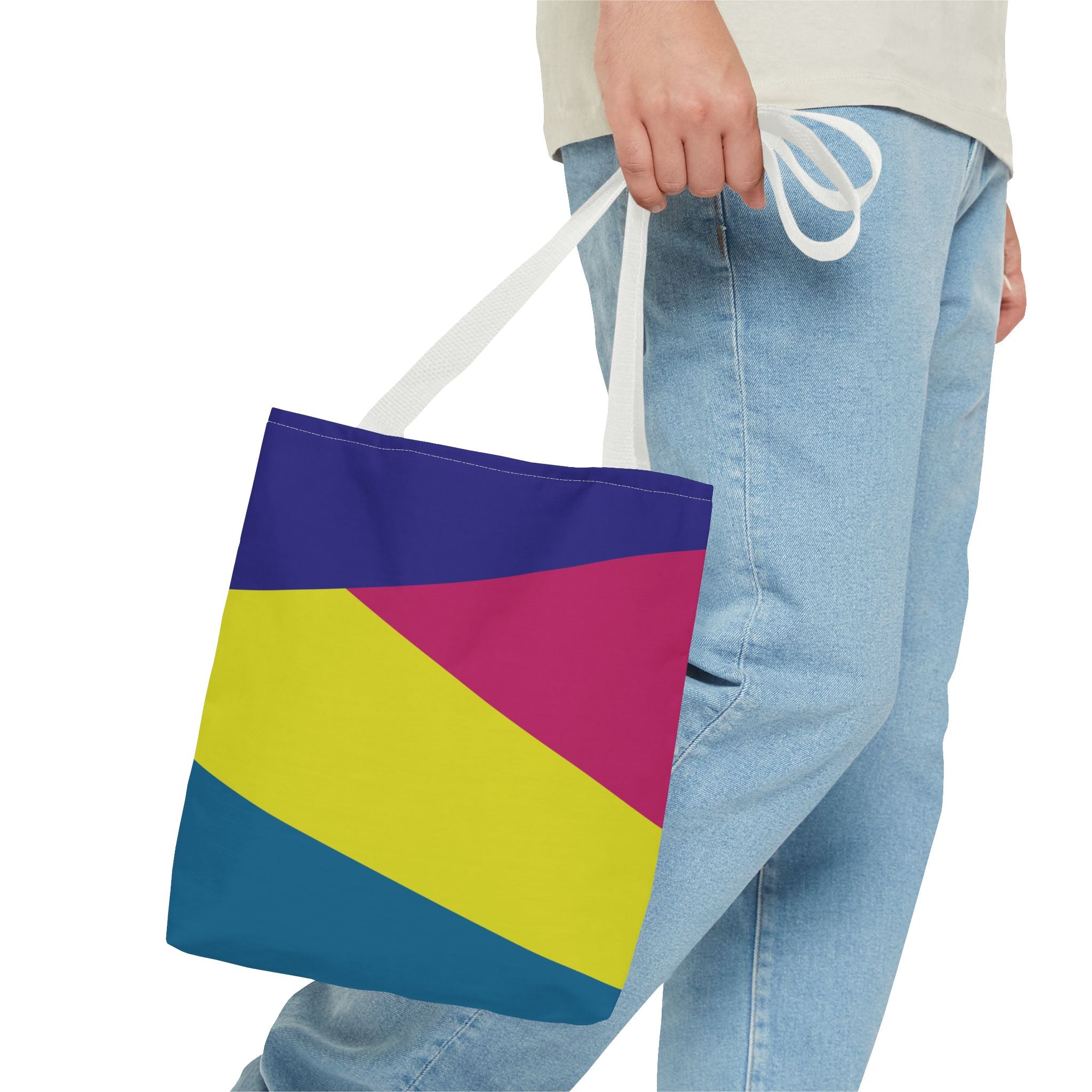 Colorblock Tote Bag