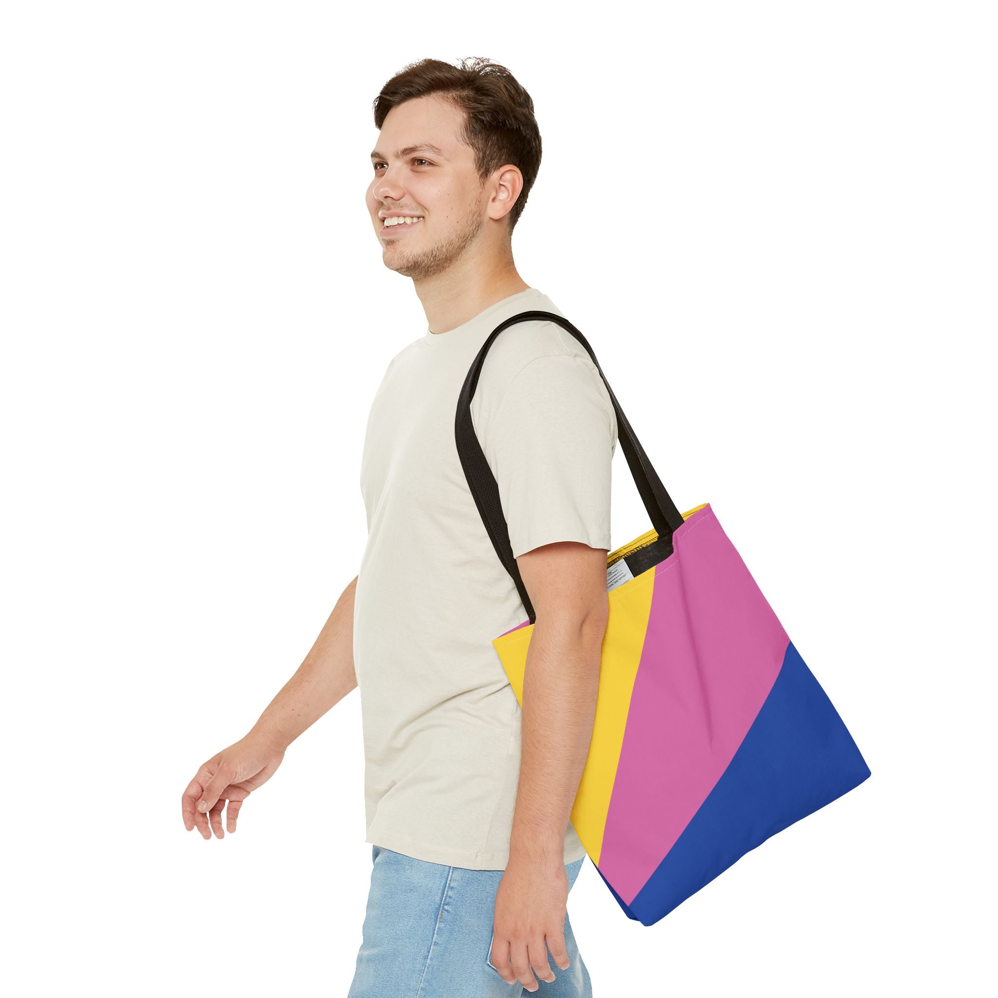 Colorblock Tote Bag