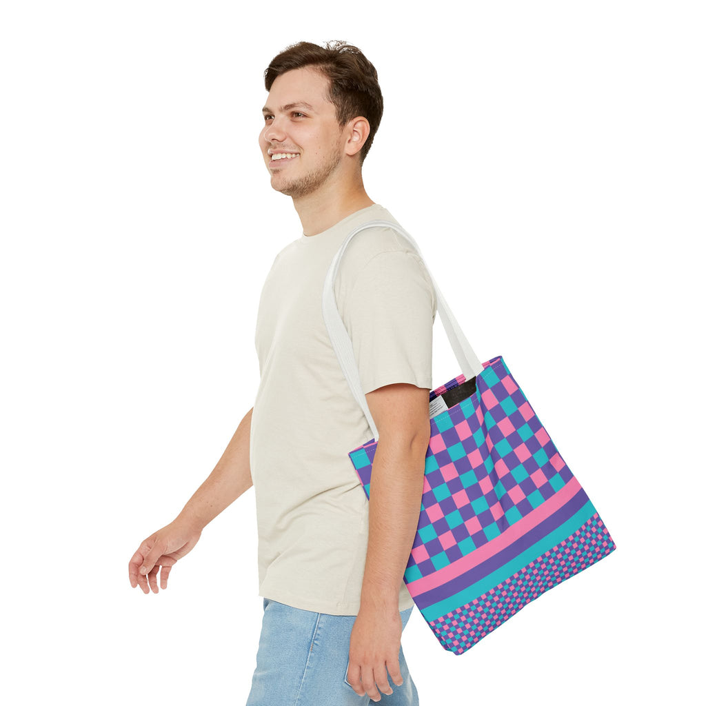 Colorblock Tote Bag