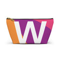 Colorblock Accessory Pouch — Monogram W T-Bottom Cosmetic Bag