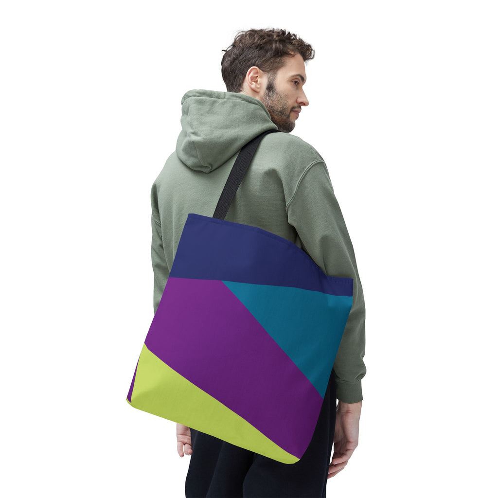 Colorblock Tote Bag