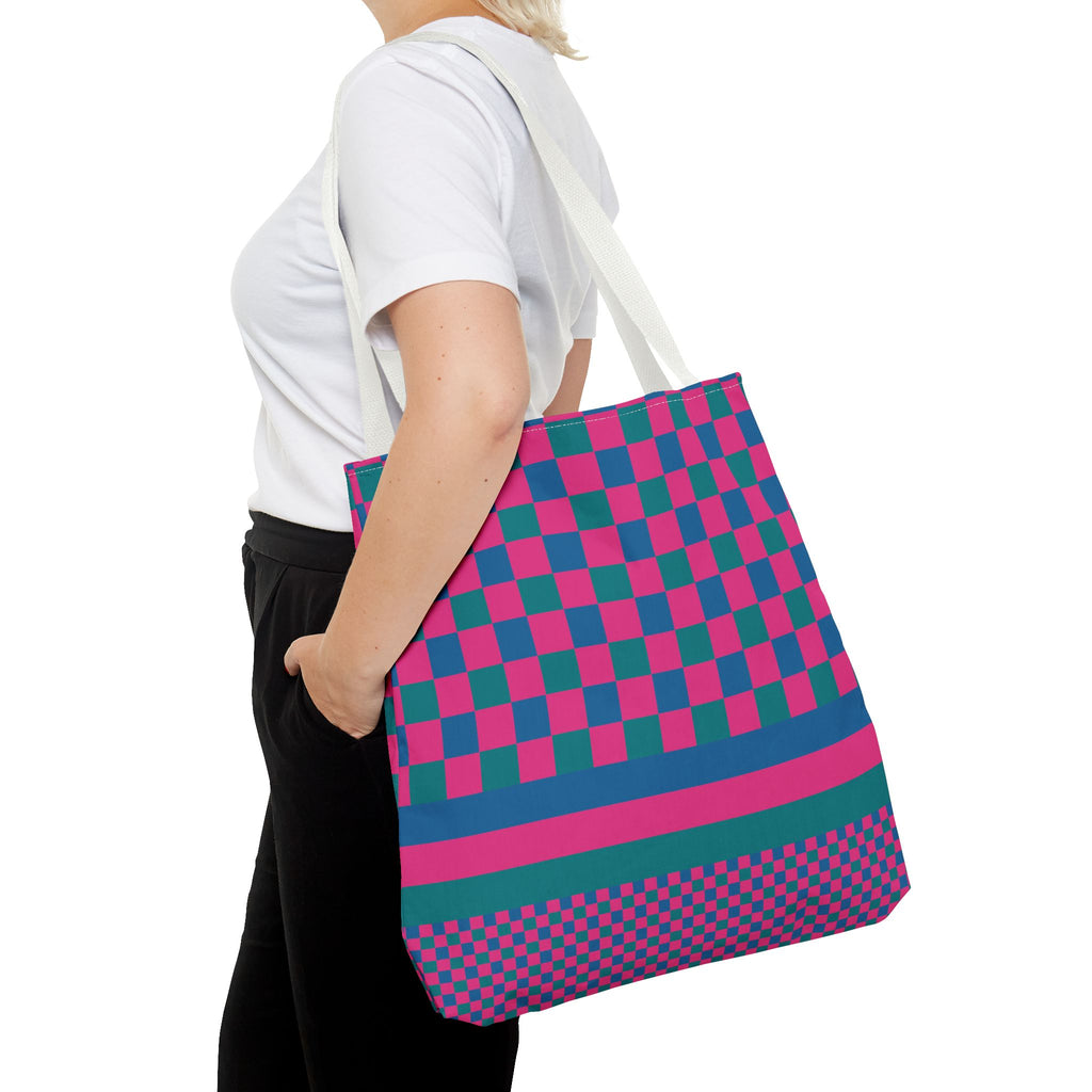 Colorblock Tote Bag