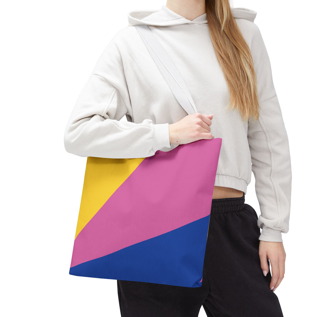 Colorblock Tote Bag