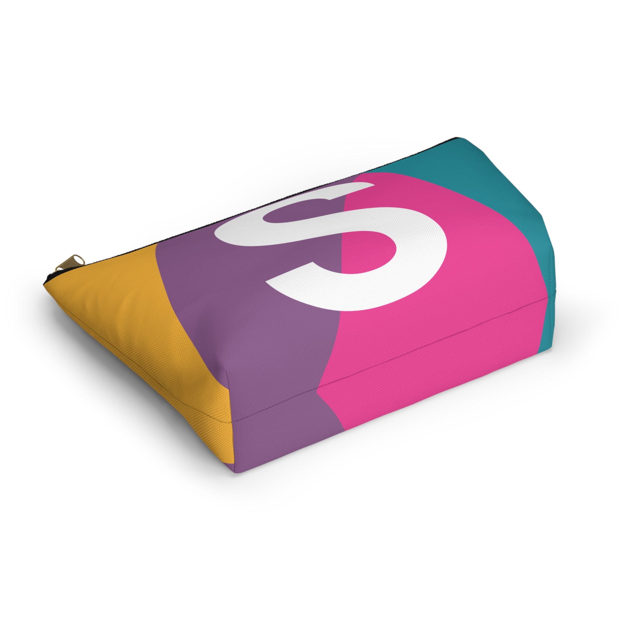 Colorblock Accessory Pouch — Monogram S T-Bottom Cosmetic Bag