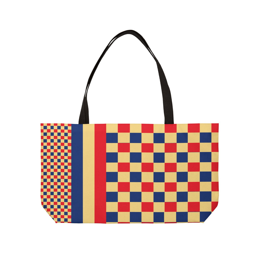 Colorblock Tote Bag