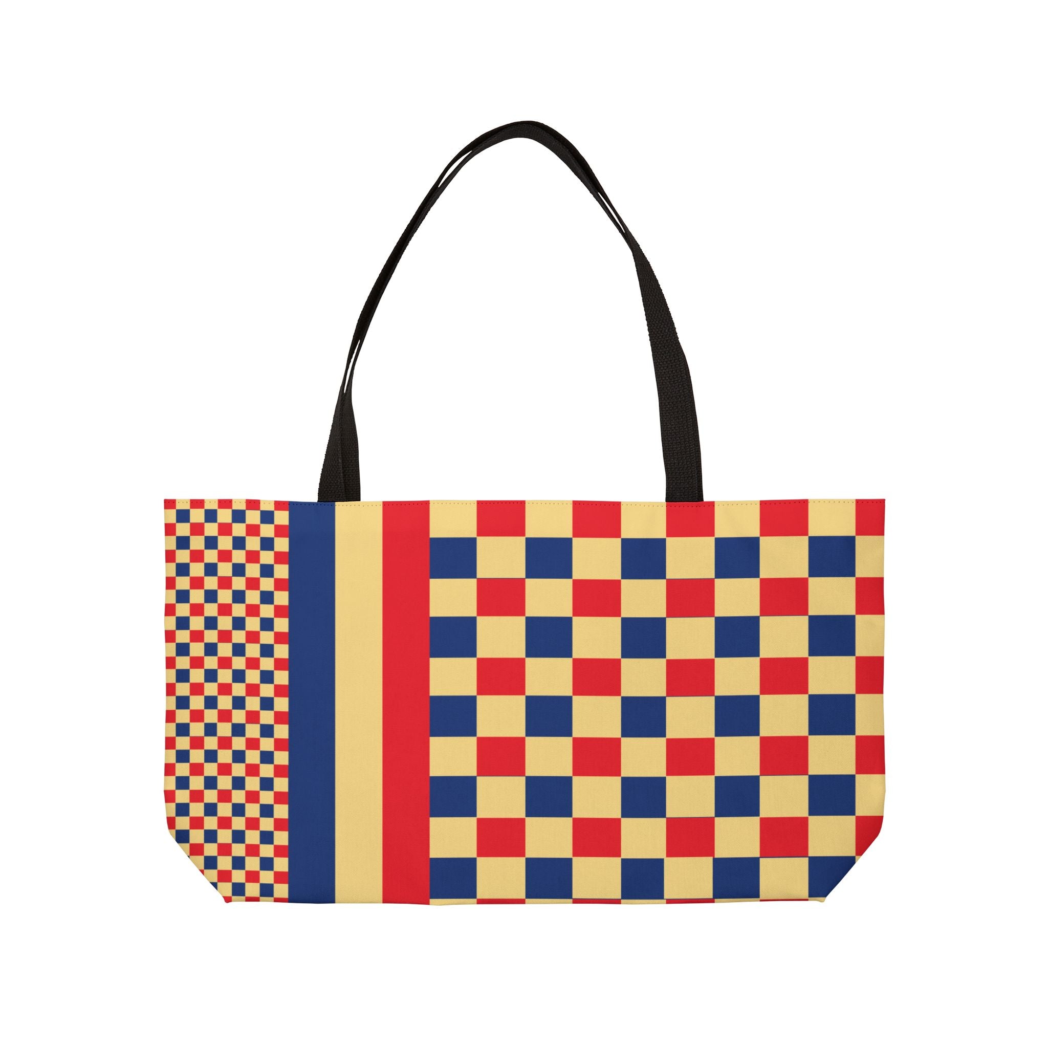 Colorblock Tote Bag
