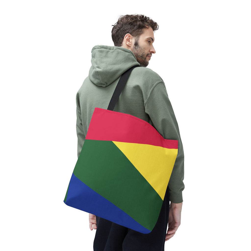Colorblock Tote Bag