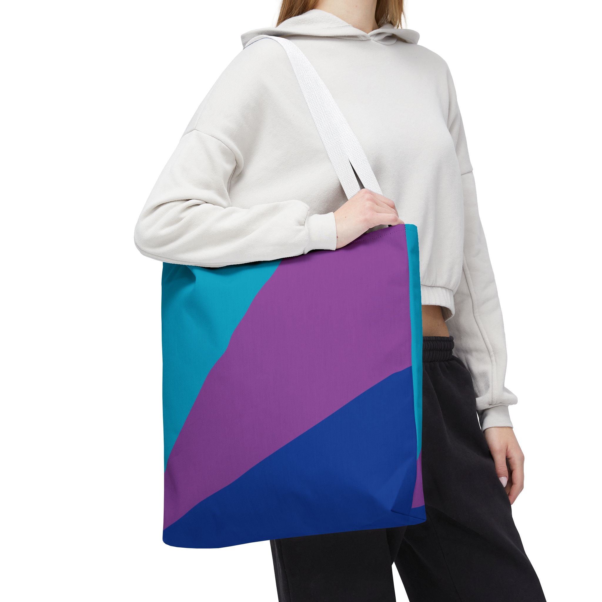 Colorblock Tote Bag