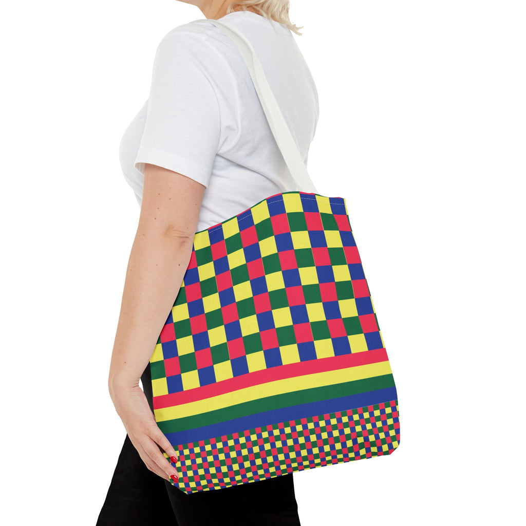 Colorblock Tote Bag