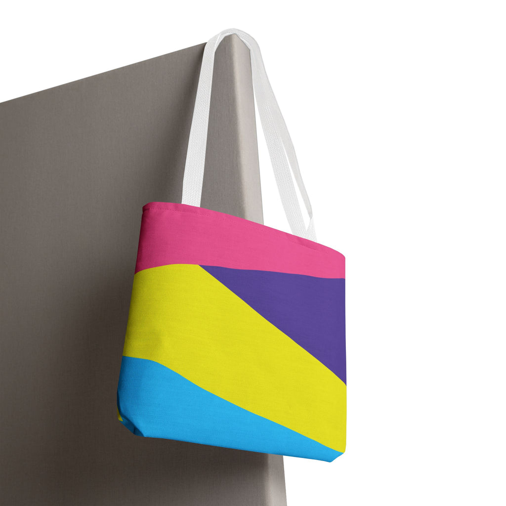 Colorblock Tote Bag