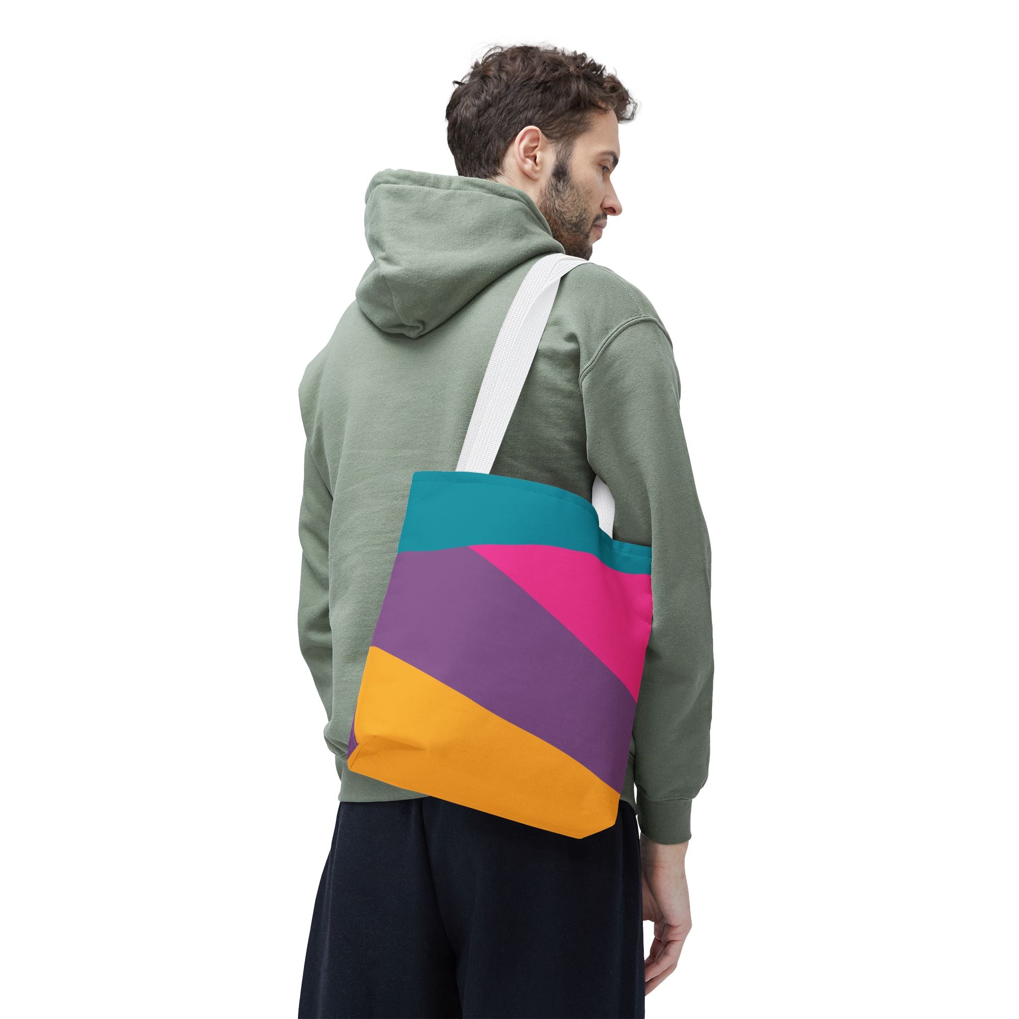 Colorblock Tote Bag