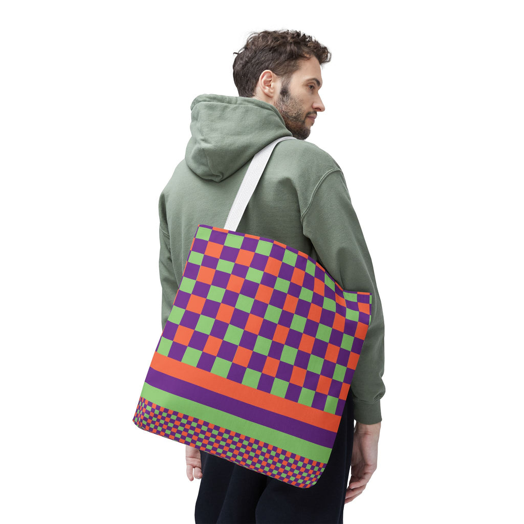 Colorblock Tote Bag