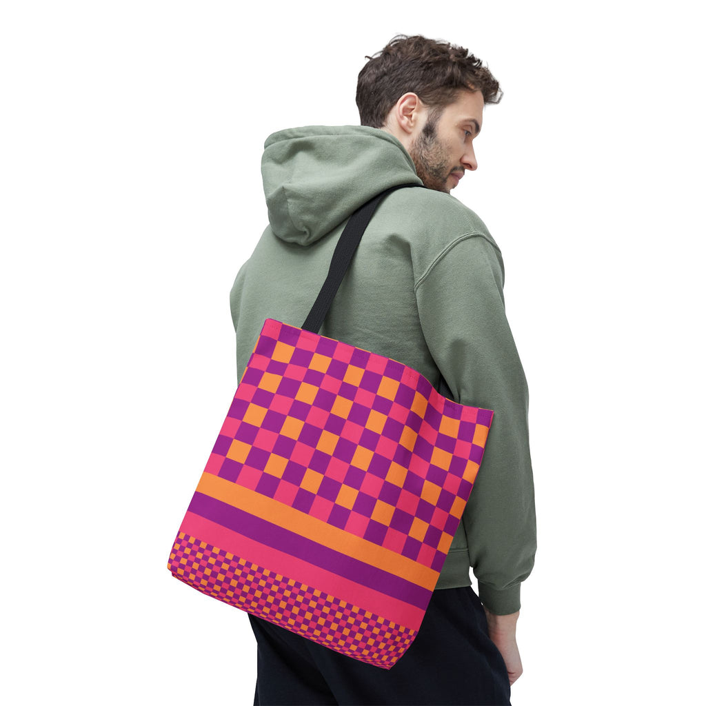 Colorblock Tote Bag