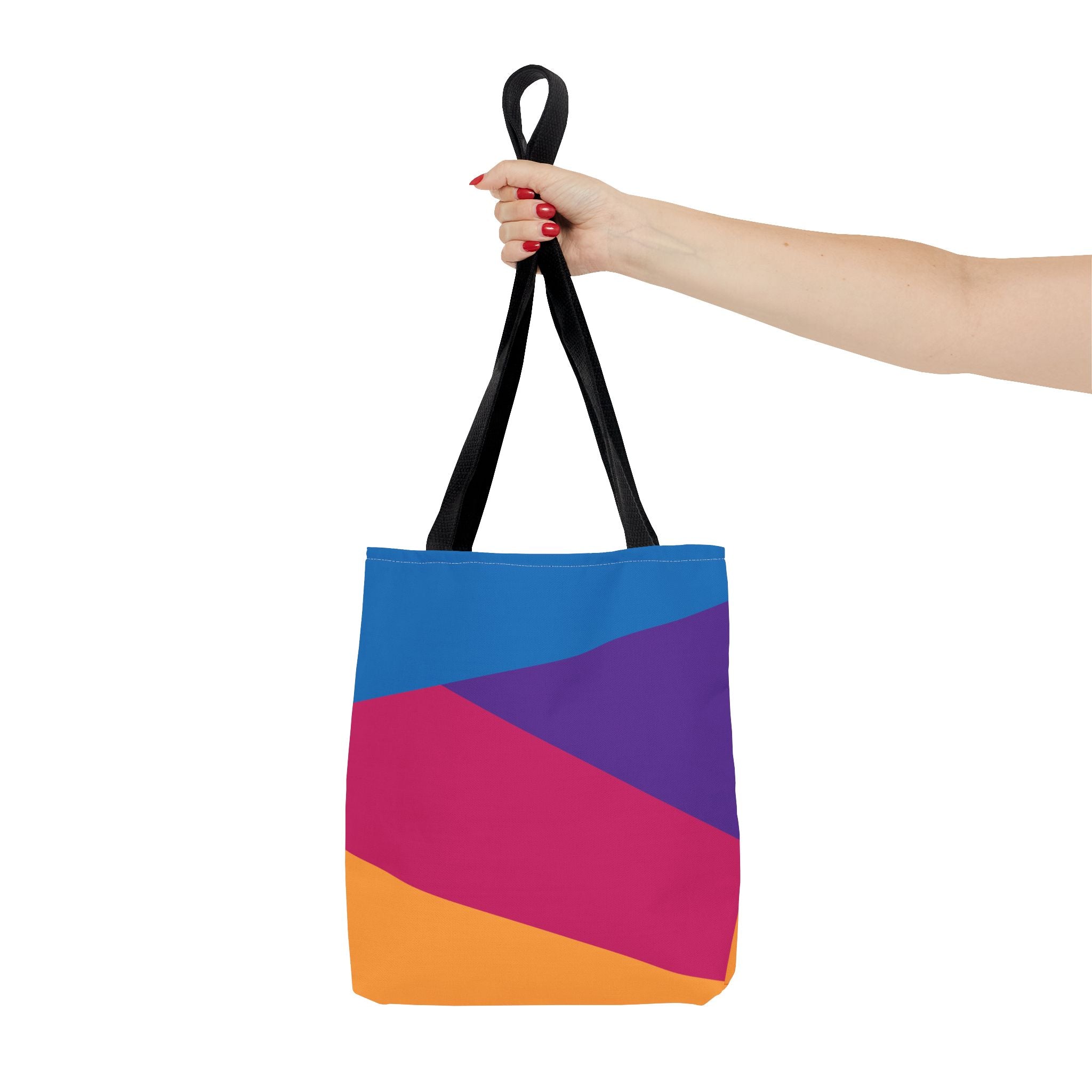 Colorblock Tote Bag