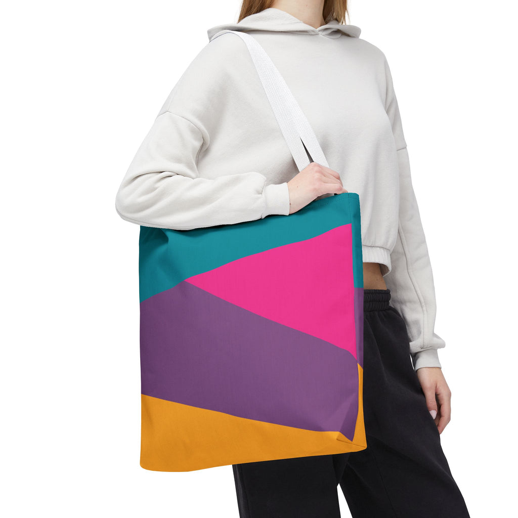 Colorblock Tote Bag