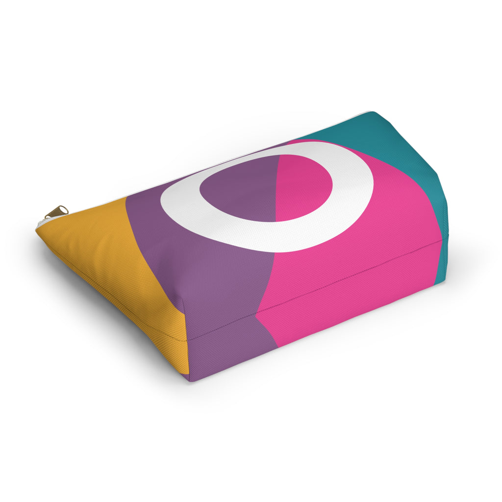 Colorblock Accessory Pouch — Monogram O T-Bottom Cosmetic Bag