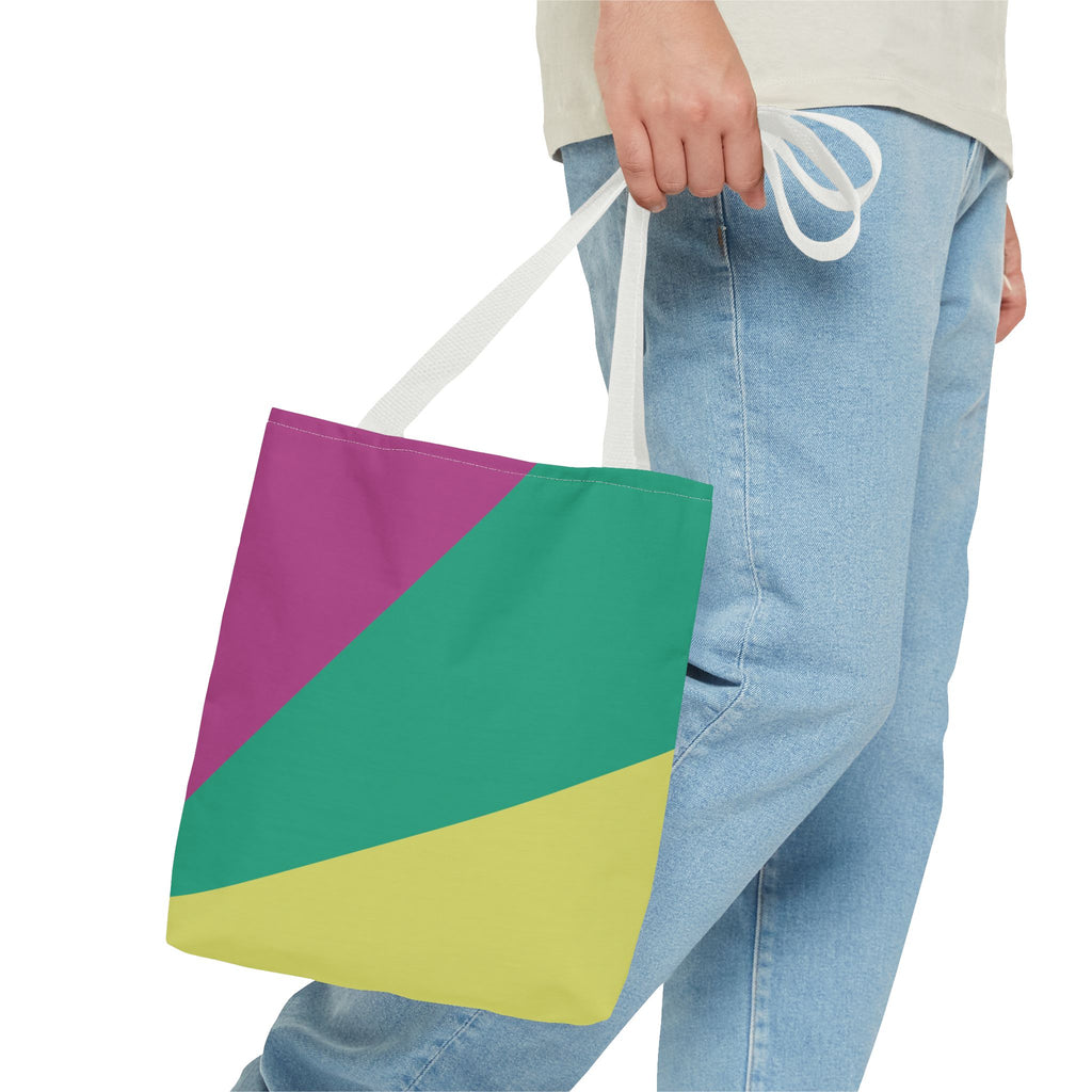 Colorblock Tote Bag