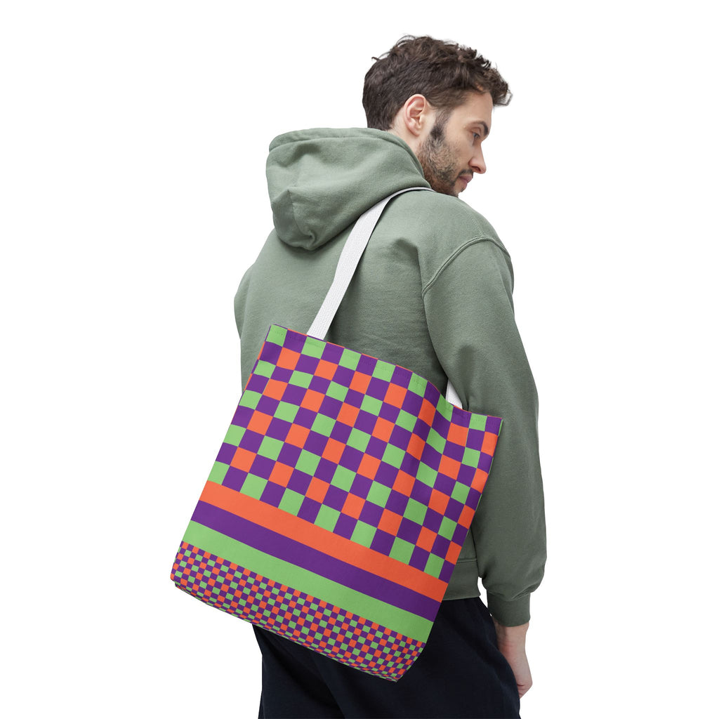 Colorblock Tote Bag
