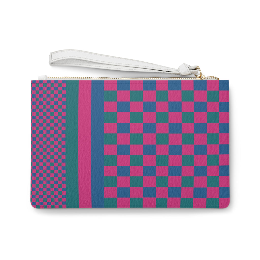 Colorblock Clutch Bag