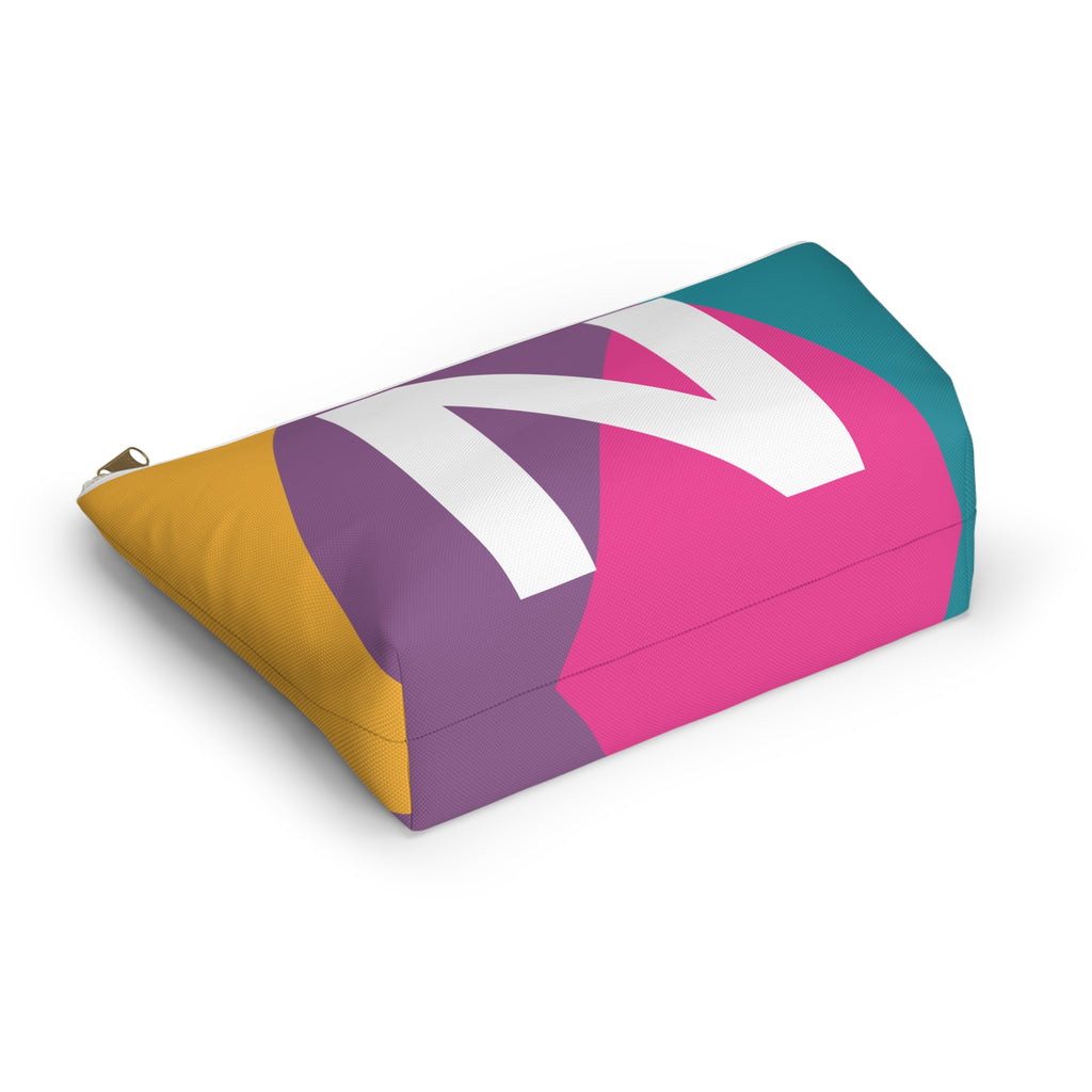 Colorblock Accessory Pouch — Monogram N T-Bottom Cosmetic Bag